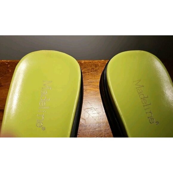 New Madeline Shauna sandals flip flop size 7M pink leather summer - Picture 8 of 14